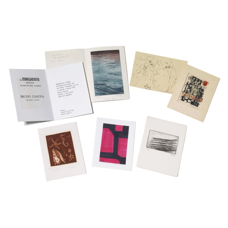 ITANA, LOFFREDO, BRUNO CANOVA, MICHELE RICCI  - Auction ONLINE AUCTION | MODERN AND CONTEMPORARY ART, WITH A SELECTION OF ARTISTS' GREETINGS CARDS - Pandolfini Casa d'Aste