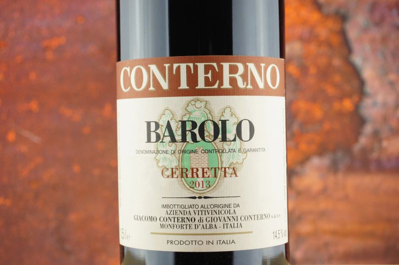 Barolo Cerretta Giacomo Conterno 2013  - Asta Smart Wine 2.0 | Summer Edition - Pandolfini Casa d'Aste