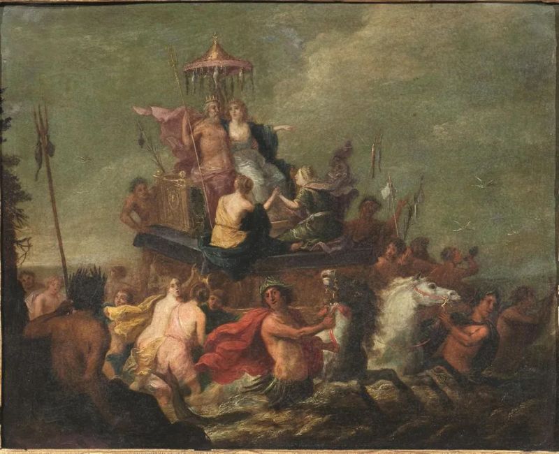 Scuola fiamminga, sec. XVII-XVIII  - Auction 19th century Paintings - II - Pandolfini Casa d'Aste