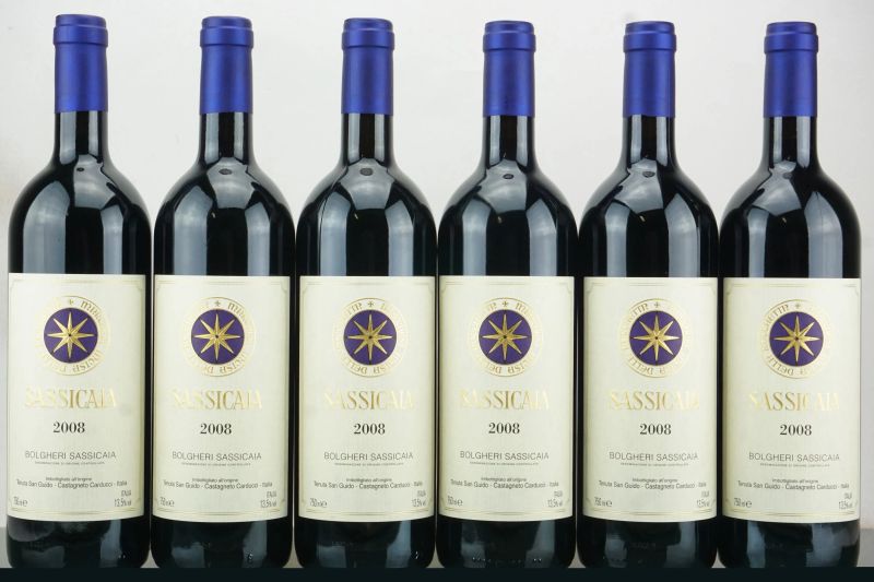 Sassicaia Tenuta San Guido 2008  - Auction LA RAFFINATEZZA DELLA COMPLESSITA' - Fine and Rare Wine - Pandolfini Casa d'Aste