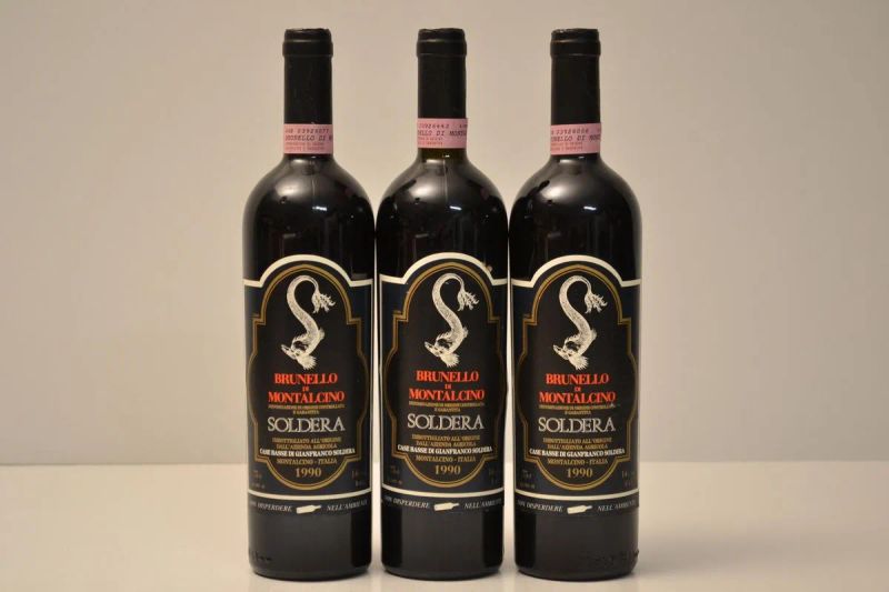 Brunello di Montalcino Soldera Case Basse di Gianfranco Soldera 1990  - Asta VINI PREGIATI DA IMPORTANTI CANTINE ITALIANE - Pandolfini Casa d'Aste