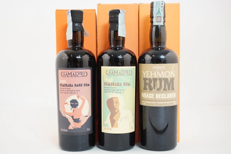 Selezione Rum Samaroli  - Auction FINE WINES AND SPIRITS - Pandolfini Casa d'Aste