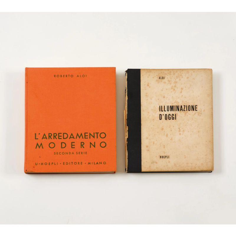 L’arredamento moderno. Seconda Seria, R. Aloi, Ulrico Hoepli Editore, Milano, 1939  - Auction SPOTLIGHT DESIGN - Pandolfini Casa d'Aste