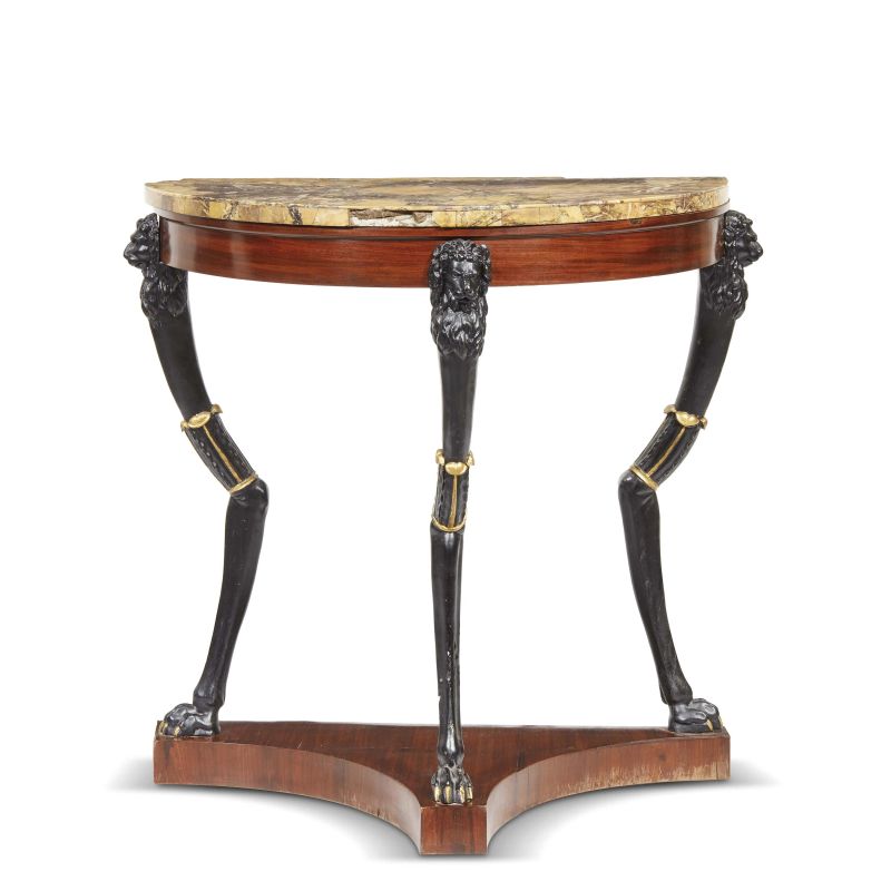A TUSCAN CONSOLE TABLE, 19TH CENTURY  - Auction furniture and works of art - Pandolfini Casa d'Aste