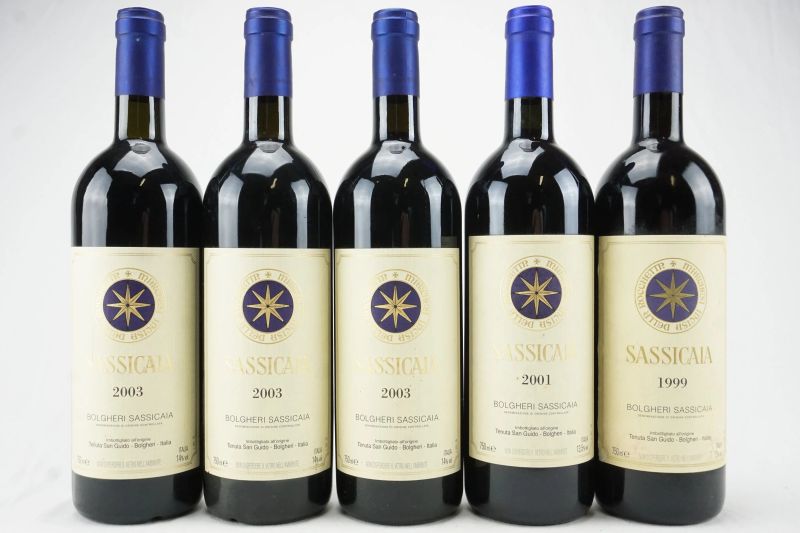      Sassicaia Tenuta San Guido    - Auction The Art of Collecting - Italian and French wines from selected cellars - Pandolfini Casa d'Aste