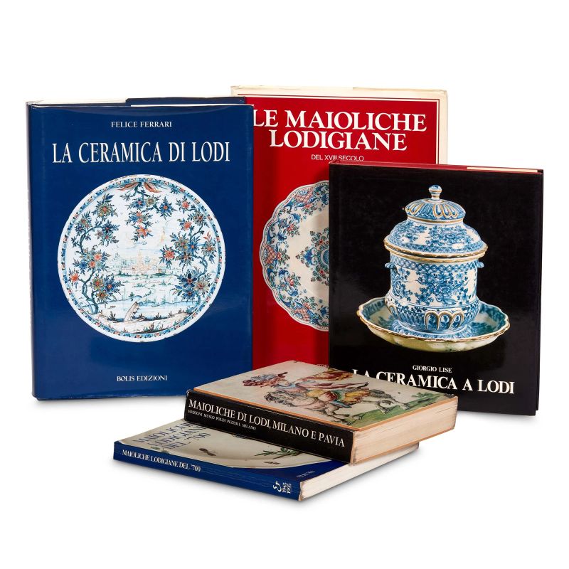 



MAIOLICA. LODI. Lot of five books  - Auction CERAMICS. MAJOLICA AND PORCELAIN FROM THE RENAISSANCE TO THE 18TH CENTURY - Pandolfini Casa d'Aste