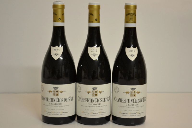 Chambertin Clos de B&egrave;ze Domaine Armand Rousseau 2015  - Auction A Prestigious Selection of Wines and Spirits from Private Collections - Pandolfini Casa d'Aste