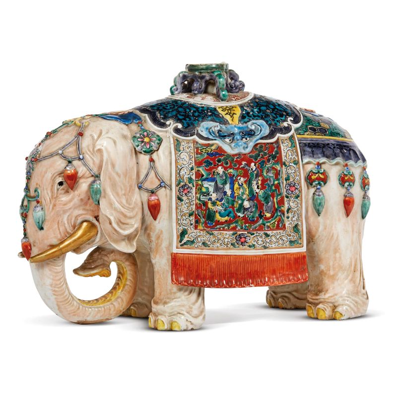 



A CHINESE ELEPHANT, EARLY 20TH CENTURY  - Auction INTERNATIONAL FINE ART - Pandolfini Casa d'Aste