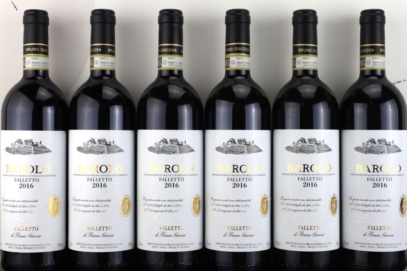 Barolo Falletto Etichetta Bianca Bruno Giacosa 2016  - Asta FORMA - Vini Pregiati e da Collezione - Pandolfini Casa d'Aste