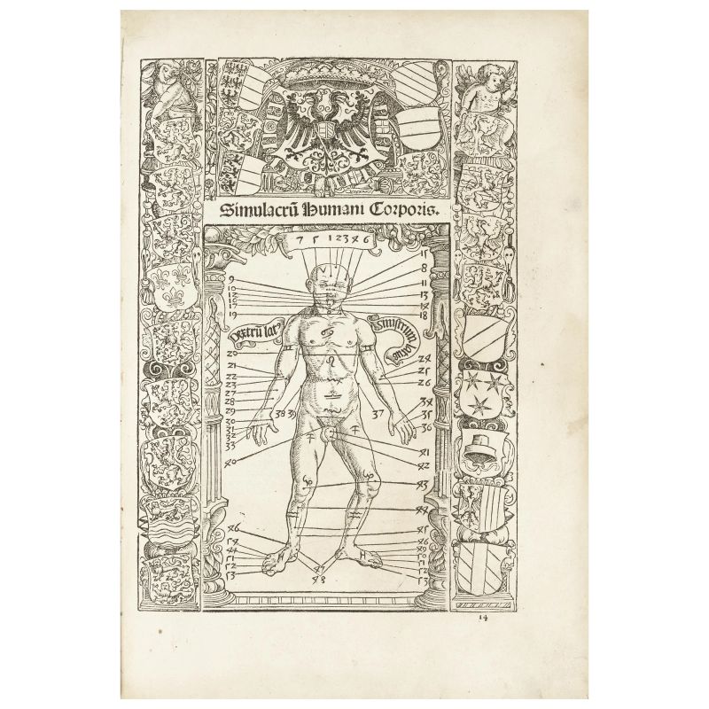 Stöffler, Johannes. Calendarium romanum magnum. Oppenheim, Köbel, 1518.  - Asta LIBRI, MANOSCRITTI, AUTOGRAFI E STAMPE - Pandolfini Casa d'Aste