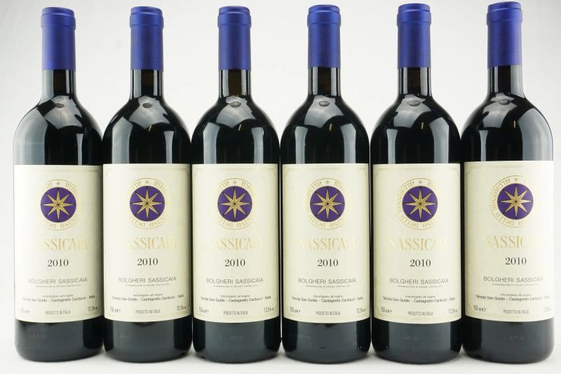 Sassicaia Tenuta San Guido 2010  - Auction THE SIGNIFICANCE OF PASSION - Fine and Rare Wine - Pandolfini Casa d'Aste