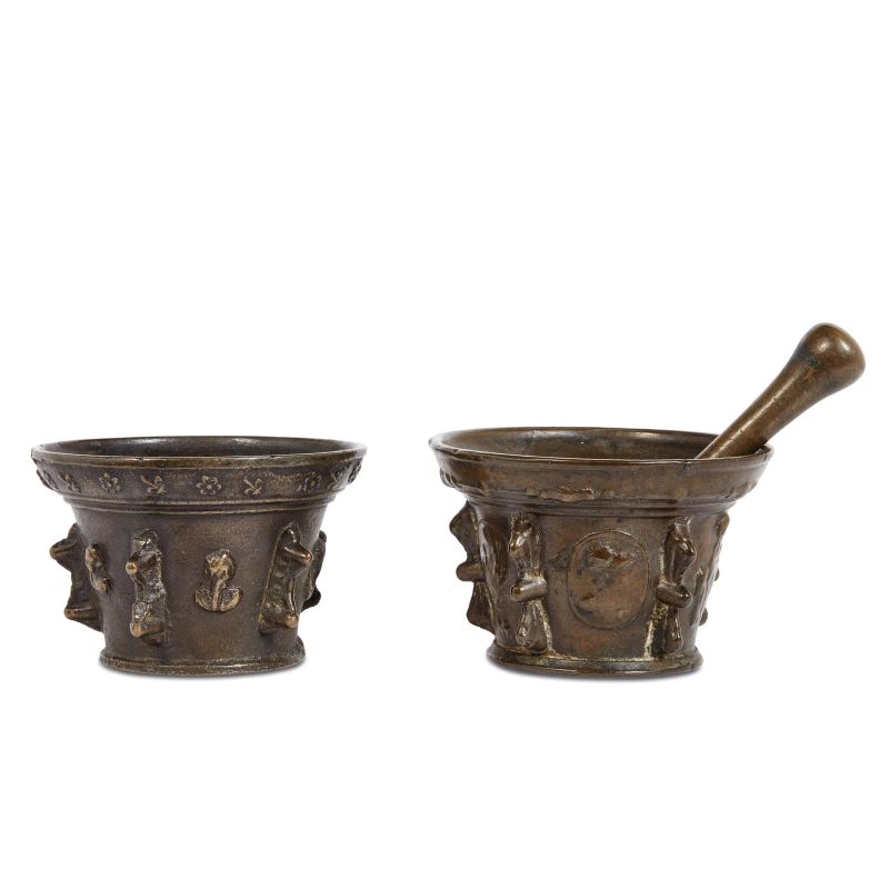 



TWO TUSCAN MORTARS, 17TH CENTURY  - Auction SCULPTURES AND WORKS OF ART FROM MIDDLE AGE TO 19TH CENTURY - Pandolfini Casa d'Aste
