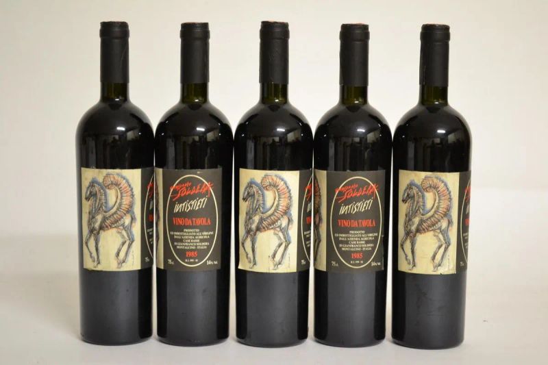 Intistieti Case Basse di Gianfranco Soldera 1985  - Auction PANDOLFINI FOR EXPO 2015: Finest and rarest wines - Pandolfini Casa d'Aste