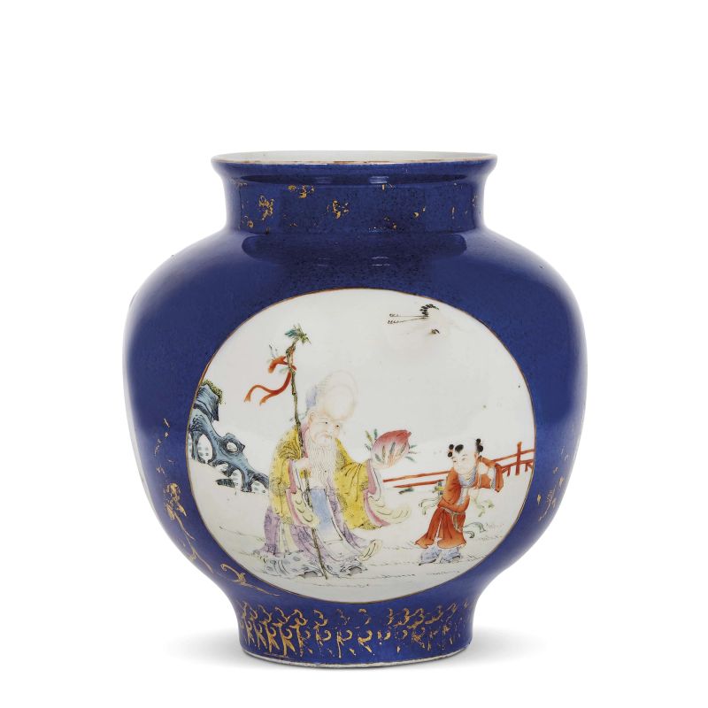 A VASE WITH SHOULAO, CHINA, QING DYNASTY, 20TH CENTURY  - Auction Asian Art | &#19996;&#26041;&#33402;&#26415; - Pandolfini Casa d'Aste