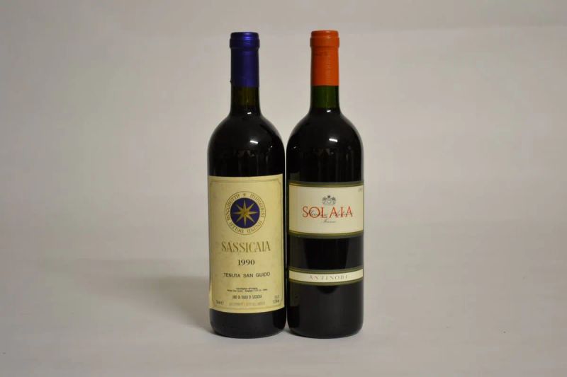 Selezione Super Tuscan 1990  - Asta Vini pregiati e da collezione - Pandolfini Casa d'Aste