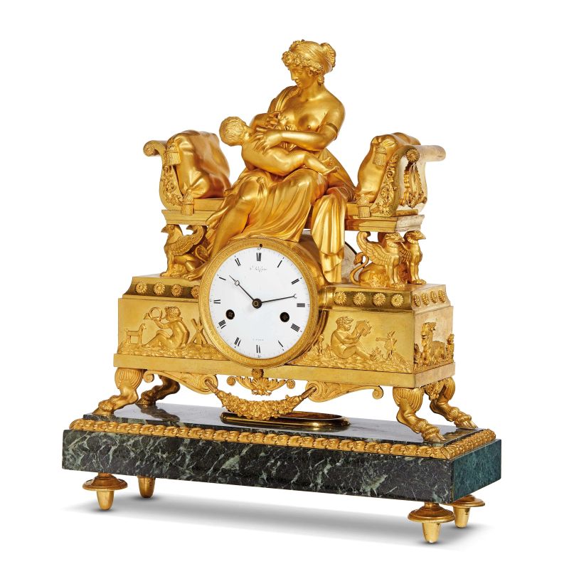 



A FRENCH MANTEL CLOCK, 19TH CENTURY  - Auction INTERNATIONAL FINE ART - Pandolfini Casa d'Aste