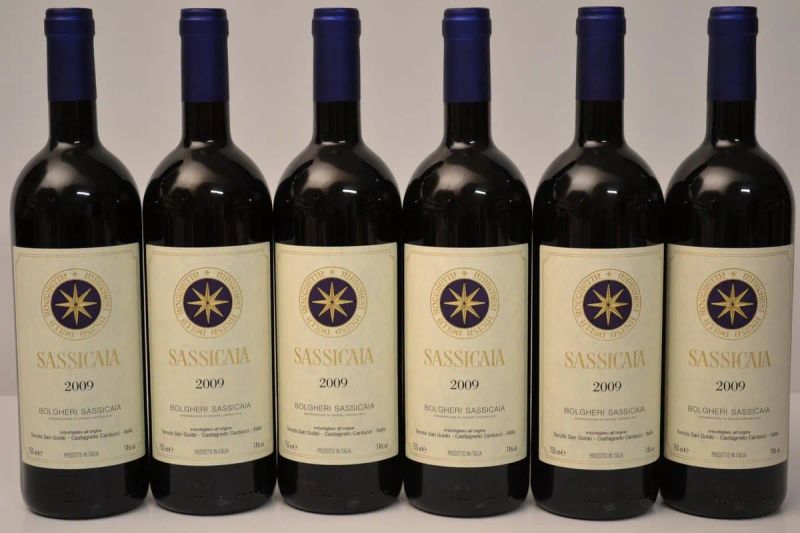 Sassicaia Tenuta San Guido 2009  - Asta Vini Pregiati e una Straordinaria Selezione dalla Cantina Storica di Masseto - Pandolfini Casa d'Aste