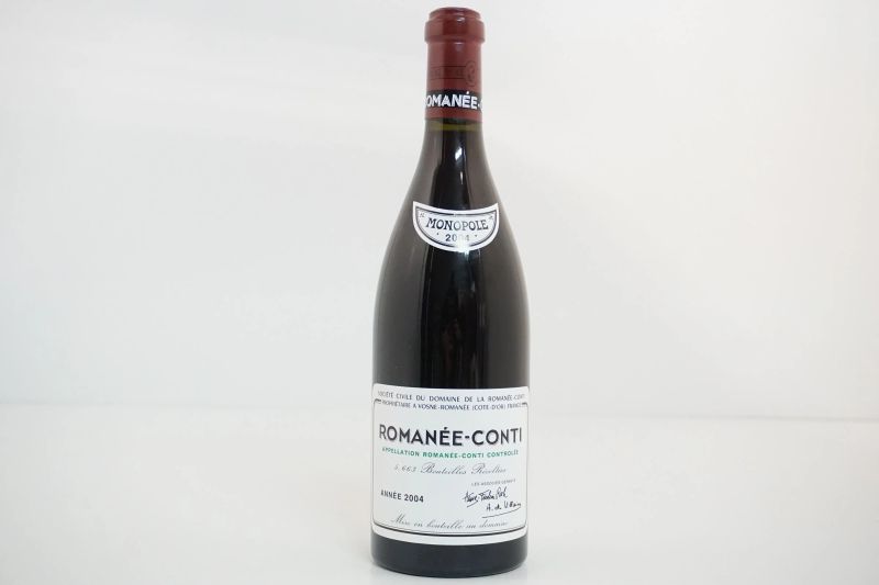 Roman&eacute;e Conti Domaine de la Roman&eacute;e Conti 2004  - Asta VINI PREGIATI E DISTILLATI DA COLLEZIONE - Pandolfini Casa d'Aste