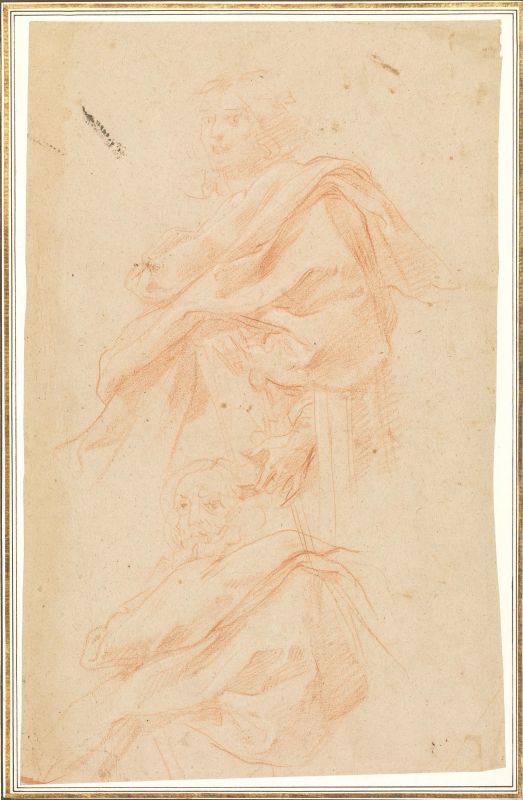      Baldassarre Franceschini, detto il Volterrano   - Asta Opere su carta: disegni, dipinti e stampe dal secolo XV al XIX - Pandolfini Casa d'Aste