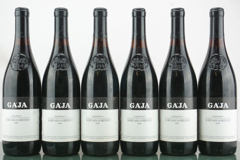 Sor&igrave; San Lorenzo Gaja 1985  - Auction LA RAFFINATEZZA DELLA COMPLESSITA' - Fine and Rare Wine - Pandolfini Casa d'Aste