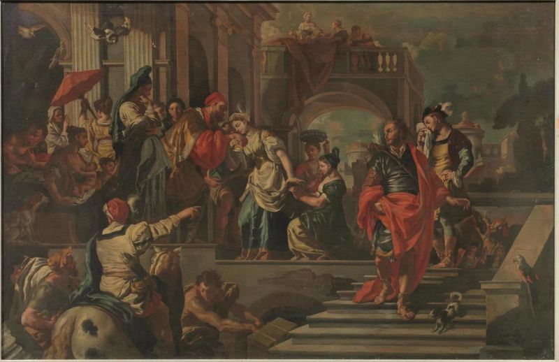 Cerchia di Francesco Solimena, sec. XVIII  - Auction 19th century Paintings - II - Pandolfini Casa d'Aste