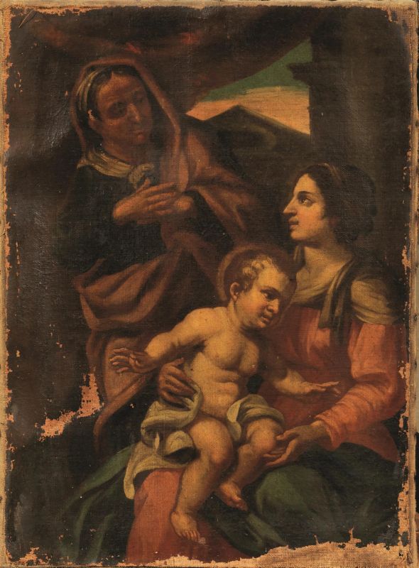 Scuola italiana, sec. XVII  - Auction 15th to 20th century paintings - Pandolfini Casa d'Aste