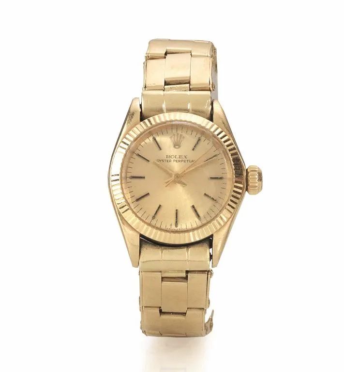 Orologio da polso Rolex Date Just Lady, Ref. 6719, cassa n. 3'756'435, in oro giallo 18 kt  - Auction Important Jewels and Watches - I - Pandolfini Casa d'Aste