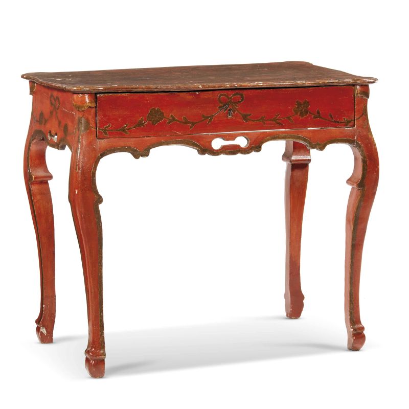 A NORTHERN ITALY TABLE, 18TH CENTURY  - Auction ONLINE AUCTION | ARREDARE CON STILE. MOBILI E OGGETTI D'ARTE - Pandolfini Casa d'Aste