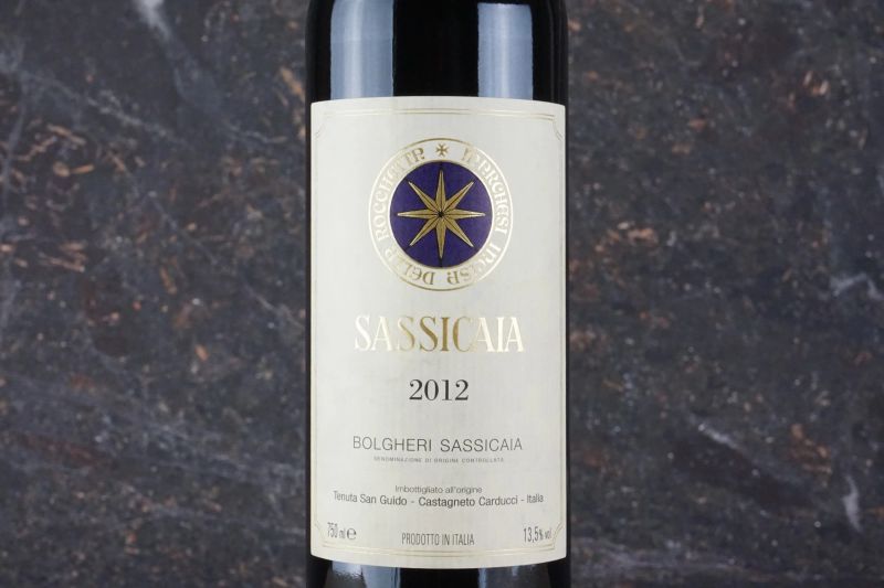 Sassicaia Tenuta San Guido 2012  - Asta Smart Wine 2.0 | Click & Drink - Pandolfini Casa d'Aste