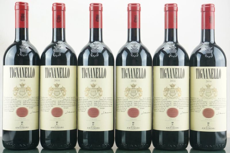 Tignanello Antinori 2016  - Auction LA RAFFINATEZZA DELLA COMPLESSITA' - Fine and Rare Wine - Pandolfini Casa d'Aste