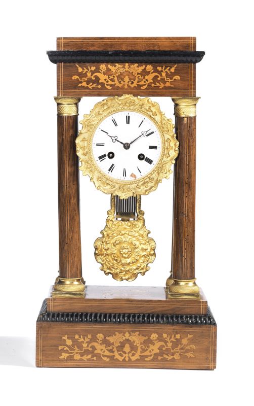      OROLOGIO DA CAMINO, FRANCIA, CARLO X   - Auction Online Auction | Furniture, Works of Art and Paintings from Veneta propriety - Pandolfini Casa d'Aste