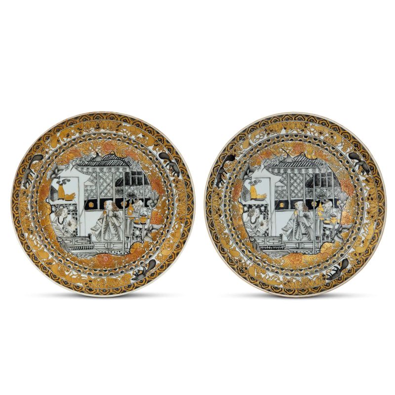 



COPPIA DI PIATTINI IN PORCELLANA DORATA E ARGENTATA, CINA, DINASTIA QING, SEC. XVIII  - Asta Arte Orientale | 东方艺术 - Pandolfini Casa d'Aste