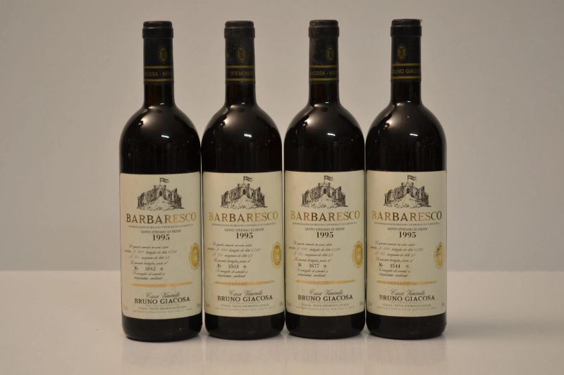 Barbaresco Santo Stefano Etichetta Bianca Bruno Giacosa 1995  - Auction the excellence of italian and international wines from selected cellars - Pandolfini Casa d'Aste