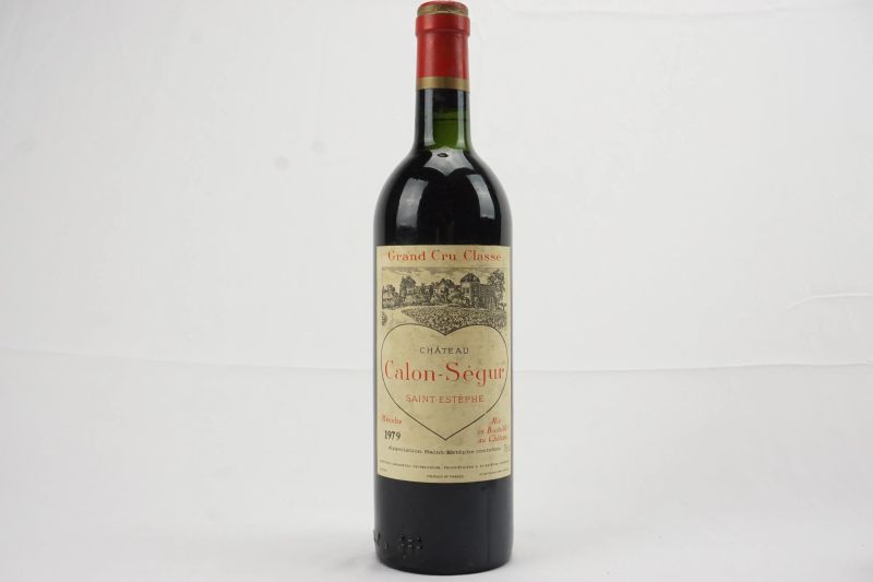      Château Calon Ségur 1979    - Asta ASTA A TEMPO | Smart Wine & Spirits - Pandolfini Casa d'Aste