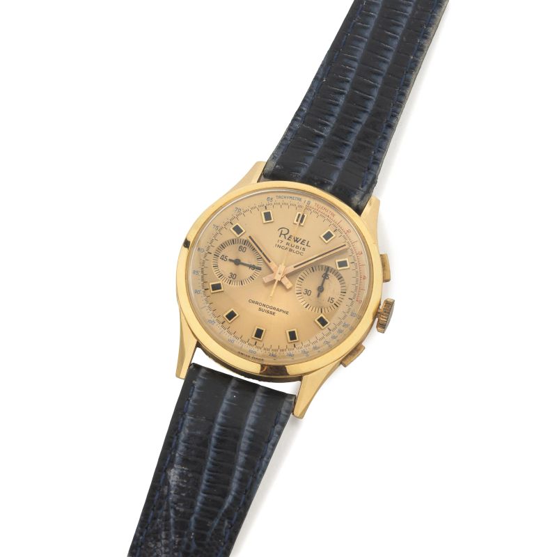 



REWEL CRONOGRAFO IN ORO  - Asta ARCADE |  OROLOGI E PENNE DA COLLEZIONE - Pandolfini Casa d'Aste