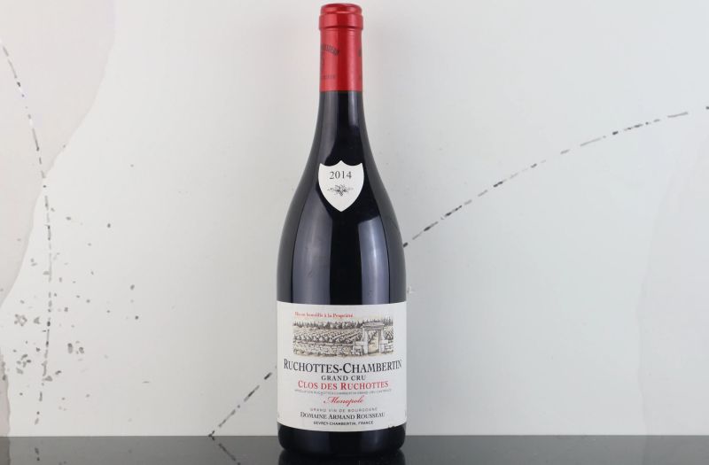 



Ruchottes Chambertin Clos des Ruchottes Domaine Armand Rousseau 2014  - Asta FORMA - Vini Pregiati e da Collezione - Pandolfini Casa d'Aste