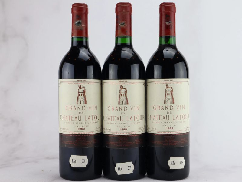 



Ch&acirc;teau Latour 1988  - Auction ALCHIMIA - Fine and Rare Wine - Pandolfini Casa d'Aste