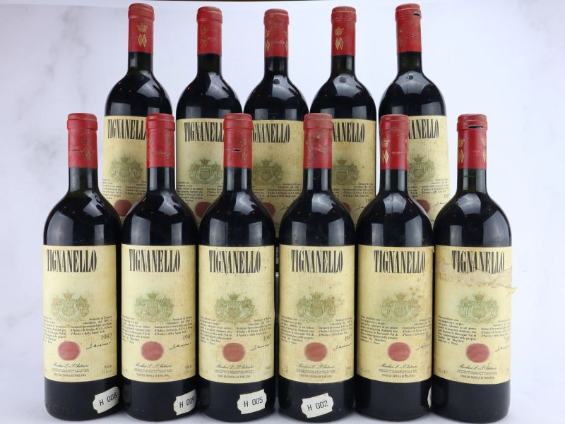 



Tignanello Antinori 1987  - Asta ALCHIMIA - Vini Pregiati e da Collezione - Pandolfini Casa d'Aste