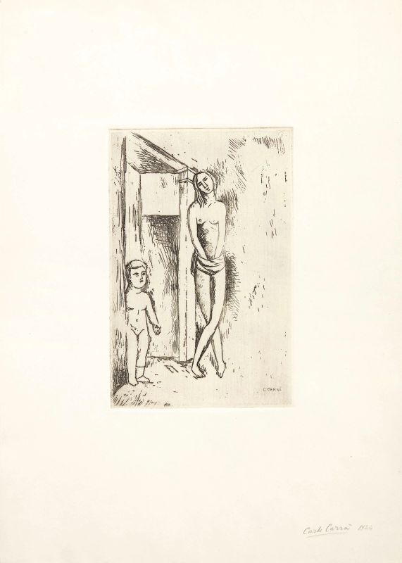 Carlo Carr&#224; : CARLO CARRA'  - Auction Time Auction | Modern and Contemporary Art - Pandolfini Casa d'Aste