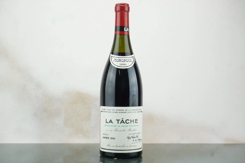La T&acirc;che Domaine de la Roman&eacute;e Conti 1991  - Auction LA RAFFINATEZZA DELLA COMPLESSITA' - Fine and Rare Wine - Pandolfini Casa d'Aste