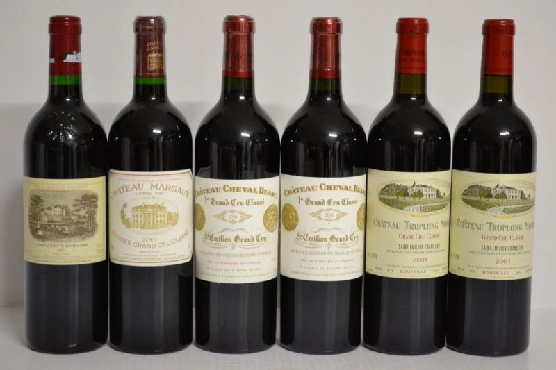Selezione Bordeaux 2001  - Asta Vini Pregiati e da Collezione - Pandolfini Casa d'Aste