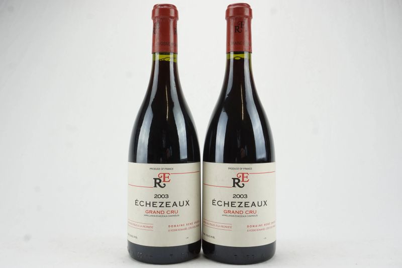      &Eacute;ch&eacute;zeaux Domaine Rene Engel 2003   - Auction The Art of Collecting - Italian and French wines from selected cellars - Pandolfini Casa d'Aste