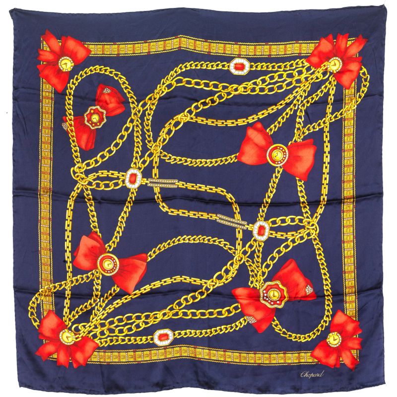 CHOPARD SILK SCARF  - Auction VINTAGE FASHION: HERMES, LOUIS VUITTON AND OTHER GREAT MAISON BAGS AND ACCESSORIES - Pandolfini Casa d'Aste