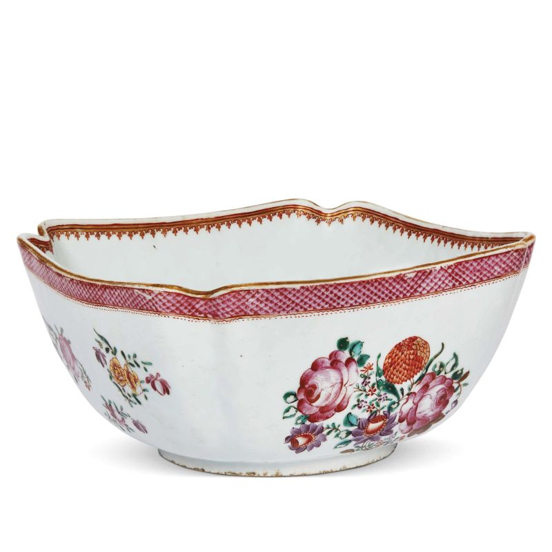 A BOWL WITH SQUARE EDGE, CHINA, QING DYNASTY, 18TH CENTURY  - Auction ONLINE AUCTION | Asian Art &#19996;&#26041;&#33402;&#26415;&#32593;&#25293; - Pandolfini Casa d'Aste