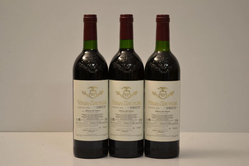 Vega Sicilia Unico Ribera del Duero Cosecha 1990  - Auction the excellence of italian and international wines from selected cellars - Pandolfini Casa d'Aste