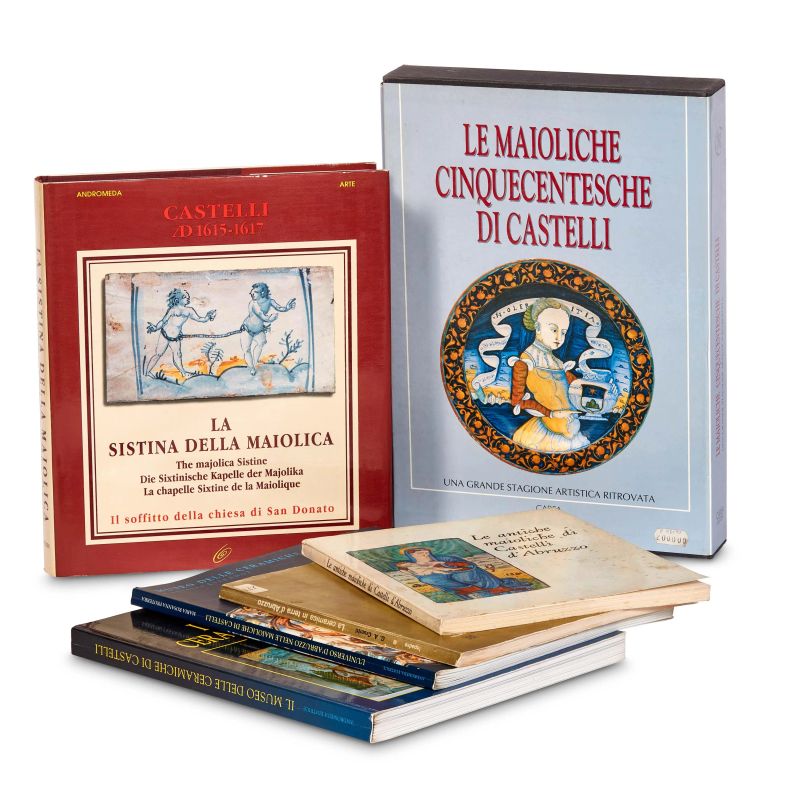 



MAIOLICA. CASTELLI. Lot of six books  - Auction CERAMICS. MAJOLICA AND PORCELAIN FROM THE RENAISSANCE TO THE 18TH CENTURY - Pandolfini Casa d'Aste