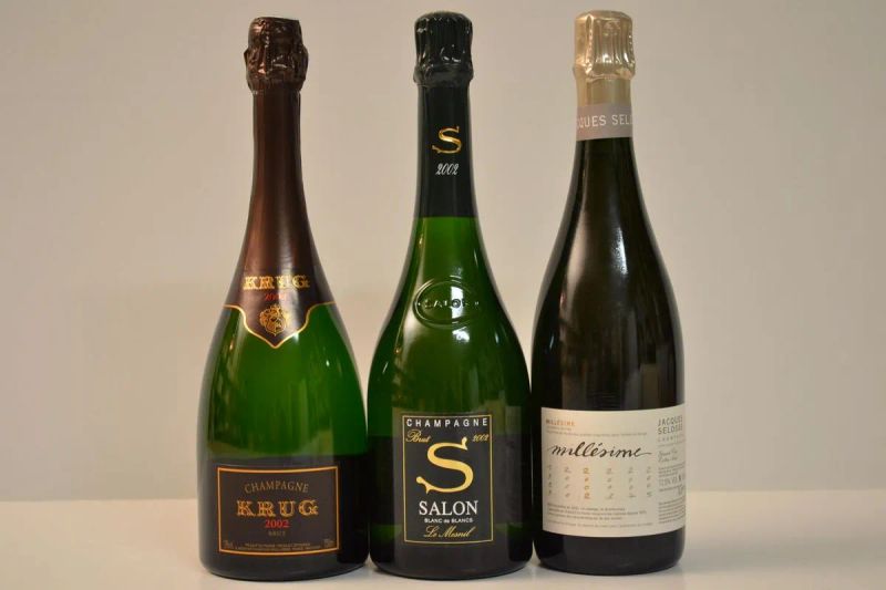 Selezione Champagne 2002                                                    - Asta Vini e distillati da collezione da cantine selezionate - Pandolfini Casa d'Aste