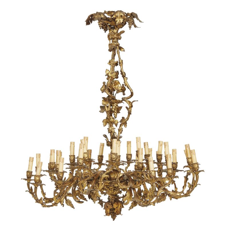 A CHANDELIER, LATE 19TH CENTURY  - Auction INTERNATIONAL FINE ART - Pandolfini Casa d'Aste