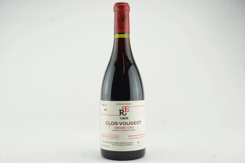 Clos-Vougeot Domaine Ren&eacute; Engel 1998  - Auction THE SIGNIFICANCE OF PASSION - Fine and Rare Wine - Pandolfini Casa d'Aste