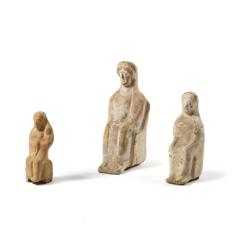 



TRE STATUETTE IN TRONO  - Asta ARCHEOLOGIA - Pandolfini Casa d'Aste